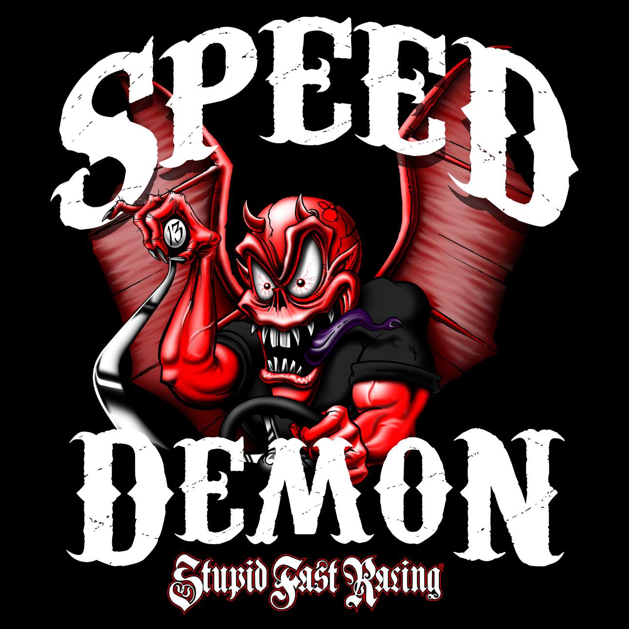 【DISCERNMENT】Demon Slow Overfit Half Sleeve My demon half sleeve by Tyler Weisenberger at Red Rooster