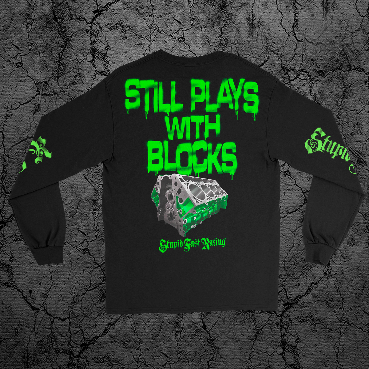 Blocks Long Sleeve – Stupid Fast Racing