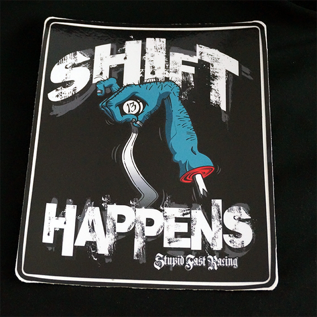 Sticker Shift Happens – Stupid Fast Racing